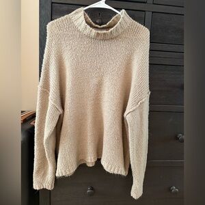 Dress forum beige knit sweater
